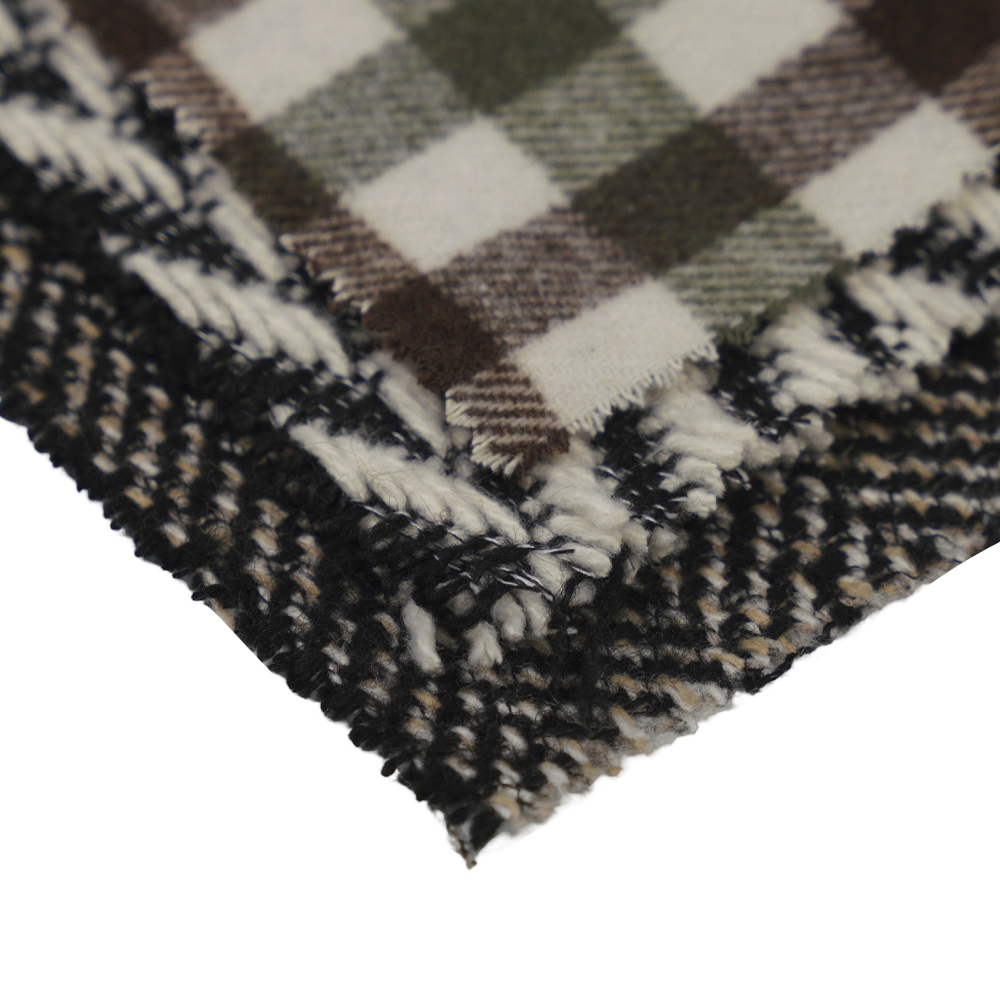 100% iba pa, 720G/M, Classic Black And White, Tweed Yarn, ML-70230021-22090