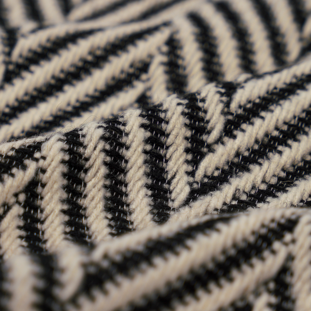 100% iba pa, 720G/M, Classic Black And White, Tweed Yarn, ML-70230021-22090