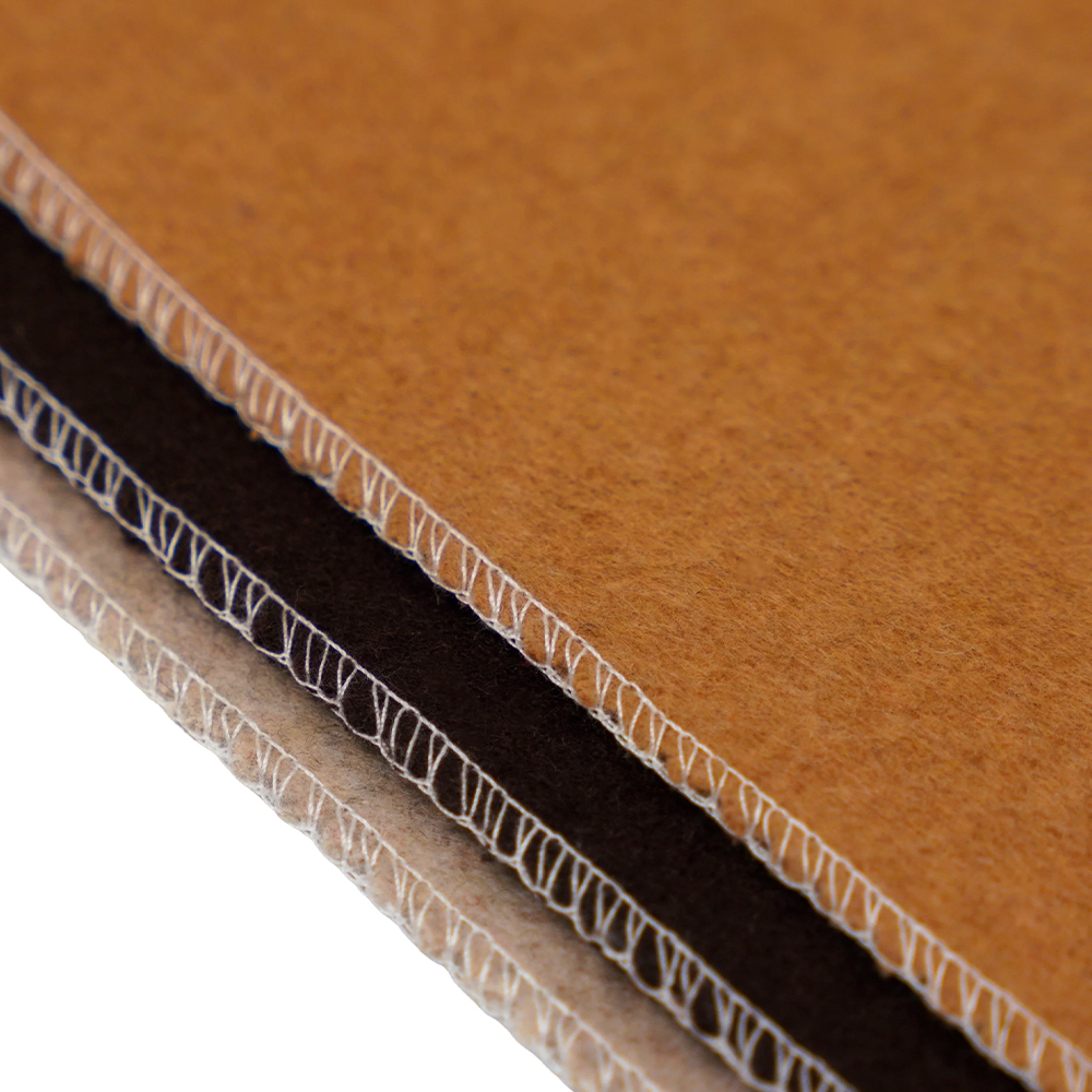 20% Wool, 70% Polyester, 10% Other Fiber, 870G/M, Camel , Double-Faced Wool Fabric, ML-110037-9