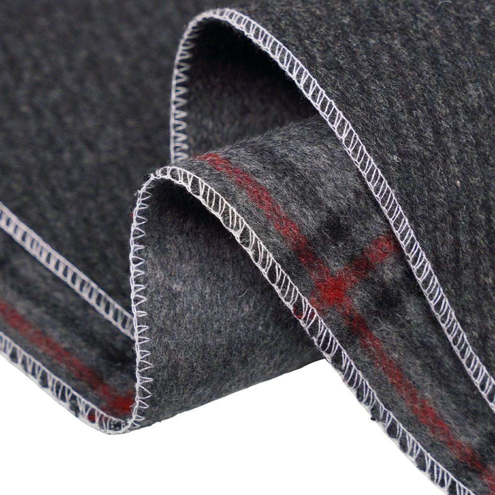 60% Wool, 5% Cashmere, 35% Other Fiber, 750G/M, Gray Plaid, Double-Face Overcoating na Tela, ML-1010157
