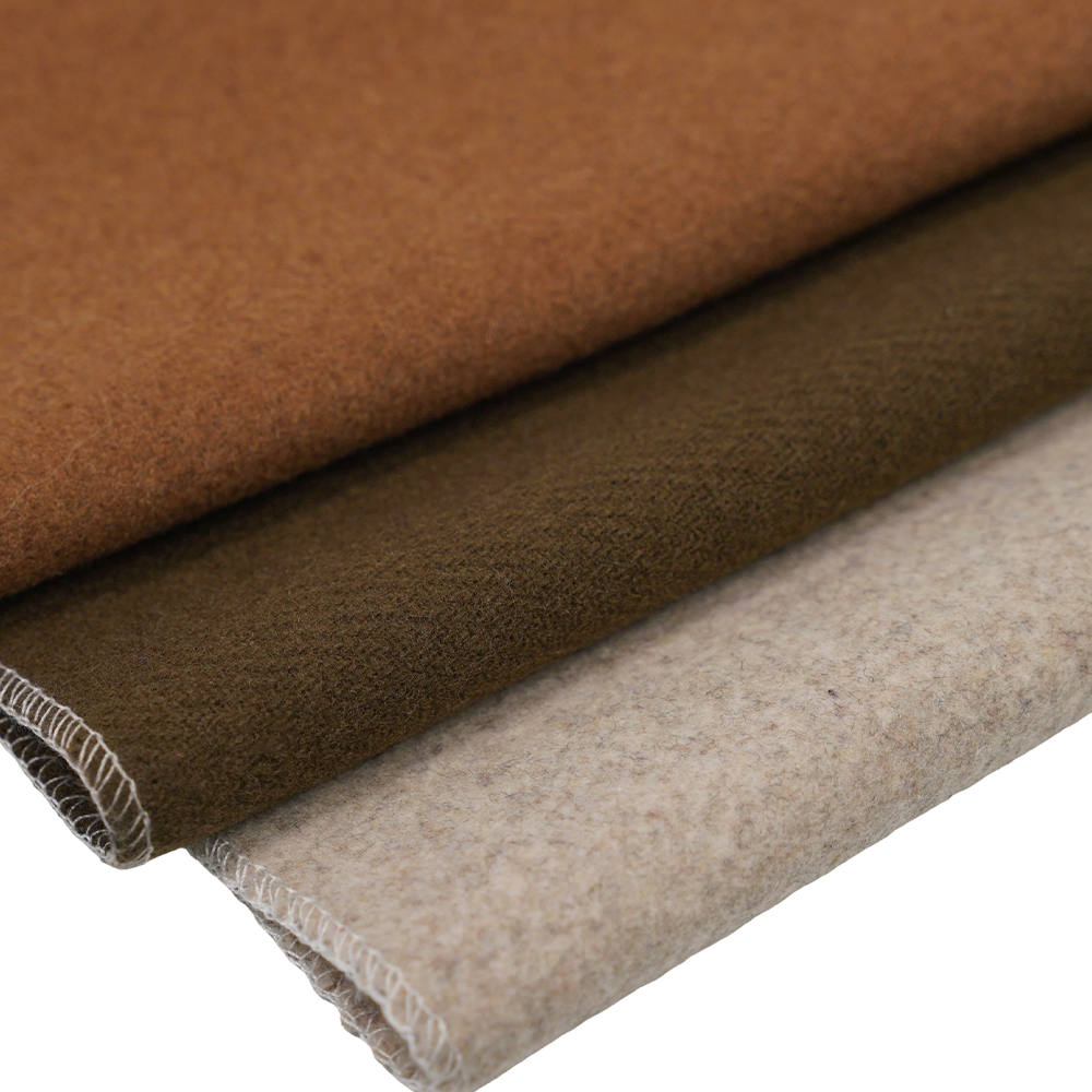 50% Wool, 40% Polyester, 10% Other Fiber, 740G/M, Military Green, Twill Melton Fabric, ML-TUREN-B